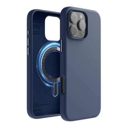 Чехол iPhone 16 Pro Max Elago Soft Silicone Liquid MagSafe Jean Indigo (Синий)