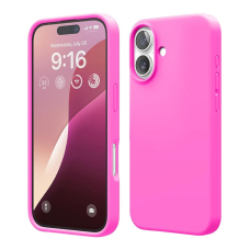 Чехол iPhone 16 Elago Soft Silicone Liquid Ice Red