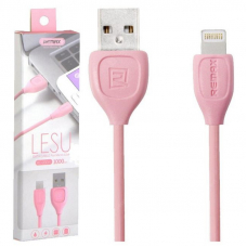 Кабель USB - Lightning / Remax Lesu RC-050i / 1M / Розовый