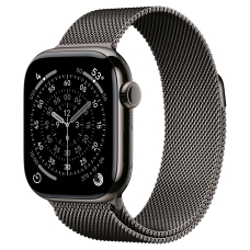 Купить Apple Watch 11 42mm Slate Titanium Case / Slate Milanese Loop Apple Watch 11 42mm Slate Titanium Case / Slate Milanese Loop