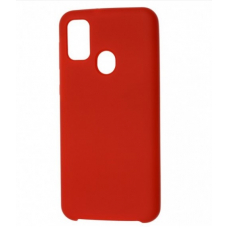 Чехол M31s Silicone Plastic Mate Black Red