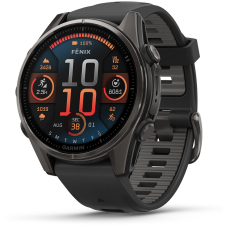 Garmin Fenix 8 AMOLED Sapphire 47mm Dark Grey / Black Silicone Band