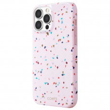 Чехол iPhone 13 Pro Max Uniq Coehl Terrazzo Pink