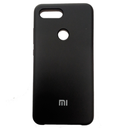 Чехол Xiaomi Mi 8 Lite Silicone Cover Black Black (Черный)