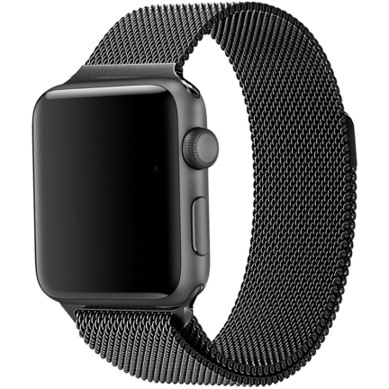 Ремешок для Apple Watch 38/40mm Milanese Loop Black