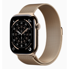 Apple Watch 11 42mm Steel Gold / Titanium Case
