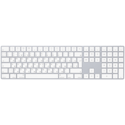 Apple Magic Keyboard with Numeric Keypad (RU) Silver