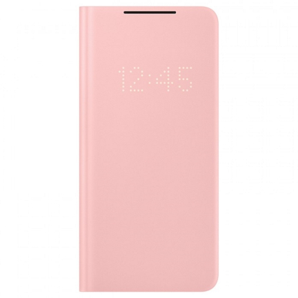 Чехол-книга Galaxy S21 Plus LED View Cover Pink Pink (Розовый)