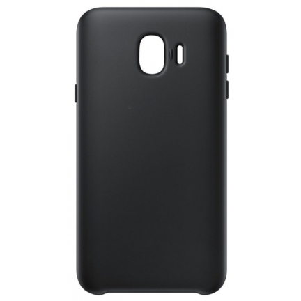 Чехол Galaxy J4 (2018) Silicone Cover Black Black (Черный)