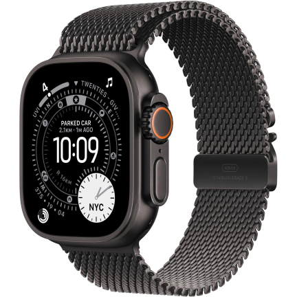 Купить Apple Watch Ultra 3 (2025) 49mm Black Titanium Case / Black Titanium Milanese Loop Apple Watch Ultra 3 (2025) 49mm Black Titanium Case / Black Titanium Milanese Loop