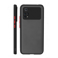 Чехол Poco M4 Pro 4G Silicone Plastic Mate Black