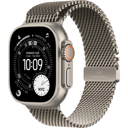 Купить Apple Watch Ultra 3 (2025) 49mm Titanium Case / Natural Titanium Milanese Loop Apple Watch Ultra 3 (2025) 49mm Titanium Case / Natural Titanium Milanese Loop