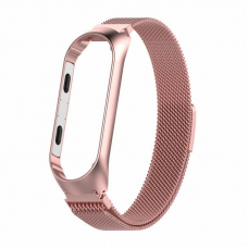 Ремешок для Mi Band 4 Milanese Rose Gold